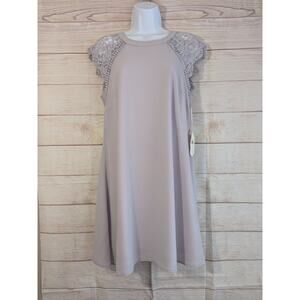 Altar'd State Women size S Small Purple Lavender Cute Mini Dress NEW Flutter